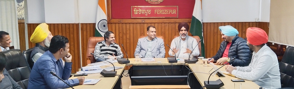 (SAGY) ਸਕੀਮ ਤਹਿਤ ਕਰਵਾਏ ਜਾਣ ਵਾਲੇ ਕੰਮਾਂ ਸਬੰਧੀ ਵੱਖ-ਵੱਖ ਵਿਭਾਗਾਂ ਨਾਲ ਰੀਵਿਊ ਮੀਟਿੰਗ ਕੀਤੀ ਗਈ