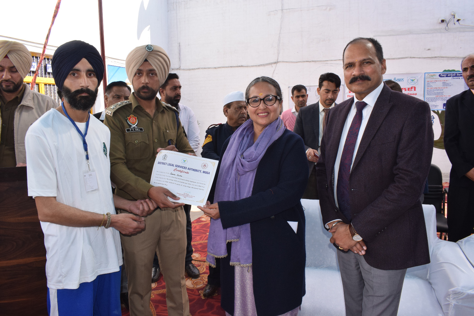 ਮਾਨਯੋਗ ਜਸਟਿਸ ਨਿਧੀ ਗੁਪਤਾ ਜੱਜ ਪੰਜਾਬ ਅਤੇ ਹਰਿਆਣਾ ਹਾਈ ਕੋਰਟ ਚੰਡੀਗੜ੍ਹ ਵੱਲੋਂ ਸਬ ਜੇਲ ਮੋਗਾ ਦਾ ਦੌਰਾ