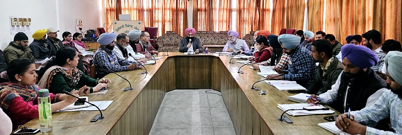 ਖੇਤੀ ਭਵਨ ਵਿਖੇ ਕੀਤੀ ਗਈ ਰੀਵਿਊ ਮੀਟਿੰਗ