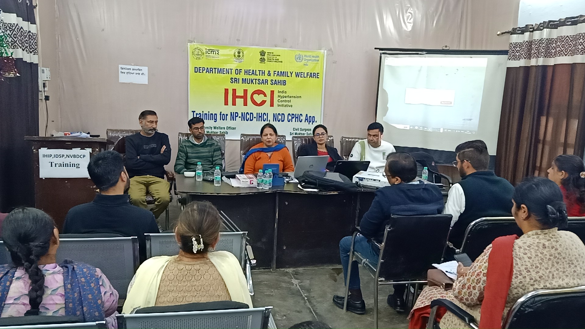 ਦਫਤਰ ਸਿਵਲ ਸਰਜਨ ਸ਼੍ਰੀ ਮੁਕਤਸਰ ਸਾਹਿਬ ਗੈਰ ਸੰਚਾਰੀ ਰੋਗਾਂ ਸਬੰਧੀ ਲਗਾਈ ਗਈ ਵਰਕਸ਼ਾਪ