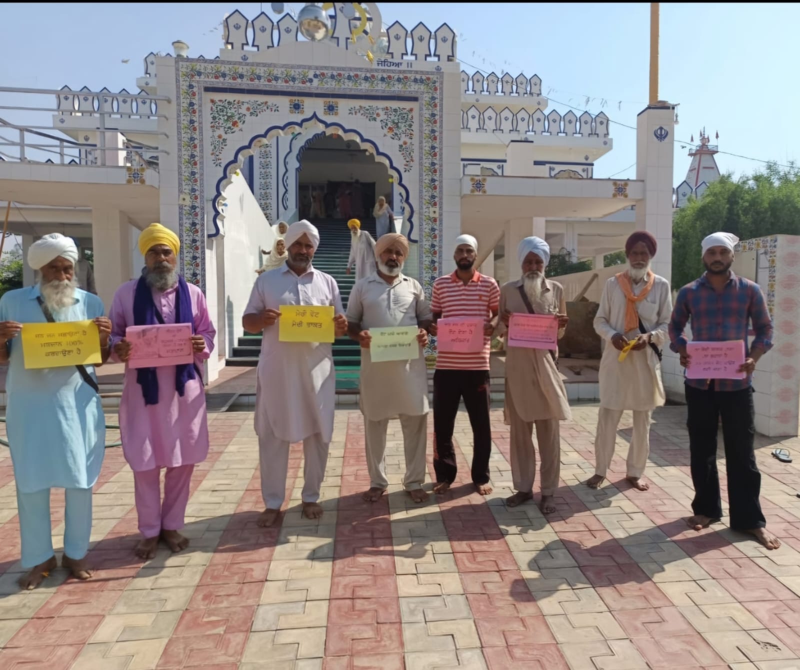 ਸੰਗਰਾਂਦ ਦਿਹਾੜੇ ਮੌਕੇ ਗੁਰੂ ਘਰਾਂ ’ਚ ਪਹੁੰਚੀਆਂ ਸੰਗਤਾਂ ਨੂੰ ਵੋਟ ਦੇ ਅਧਿਕਾਰ ਦੀ ਵਰਤੋਂ ਕਰਨ ਲਈ ਪ੍ਰੇਰਿਤ ਕੀਤਾ