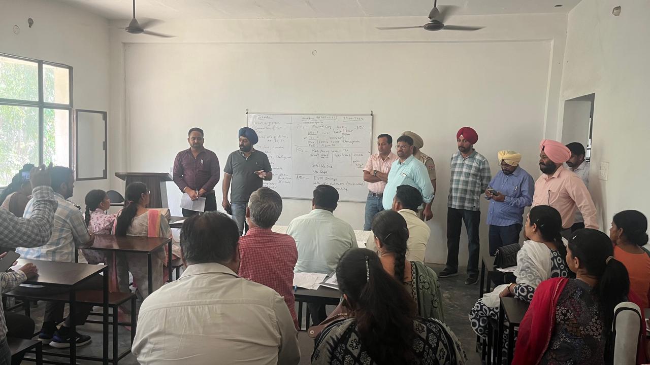 ਲੋਕ ਸਭਾ ਚੋਣਾਂ ਲਈ ਪੋਲਿੰਗ ਸਟਾਫ਼ ਦੀ ਦੂਜੀ ਰਿਹਰਸਲ ਹੋਈ