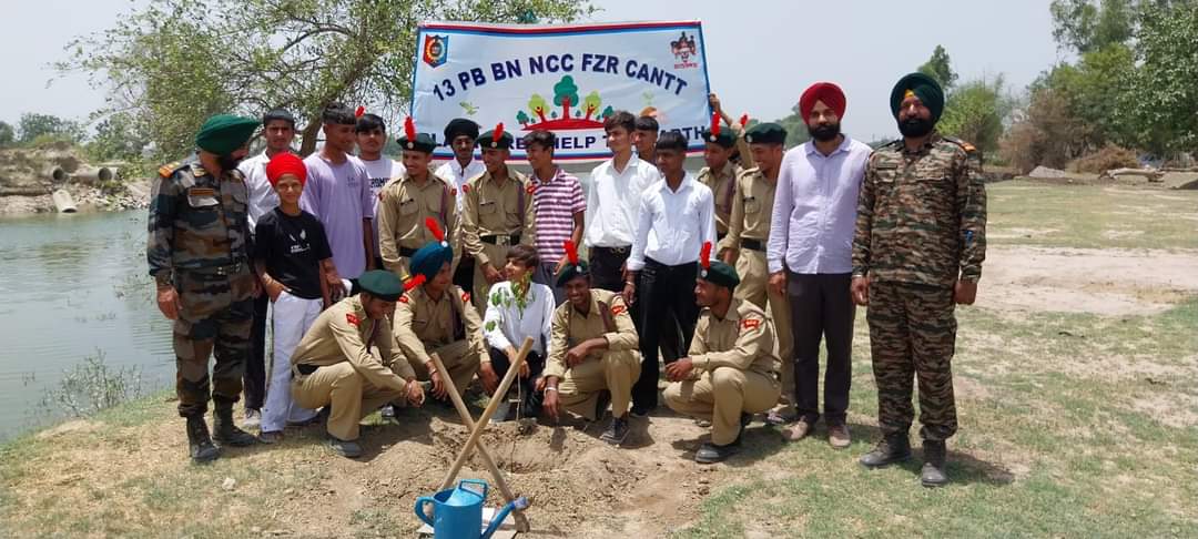 ਗੱਟੀ ਰਾਜੋ ਕੇ ਸਕੂਲ ‘ਚ ਐਨ.ਸੀ.ਸੀ. ਬਟਾਲੀਅਨ ਵੱਲੋਂ ਮਨਾਇਆ ਵਿਸ਼ਵ ਵਾਤਾਵਰਨ ਦਿਵਸ