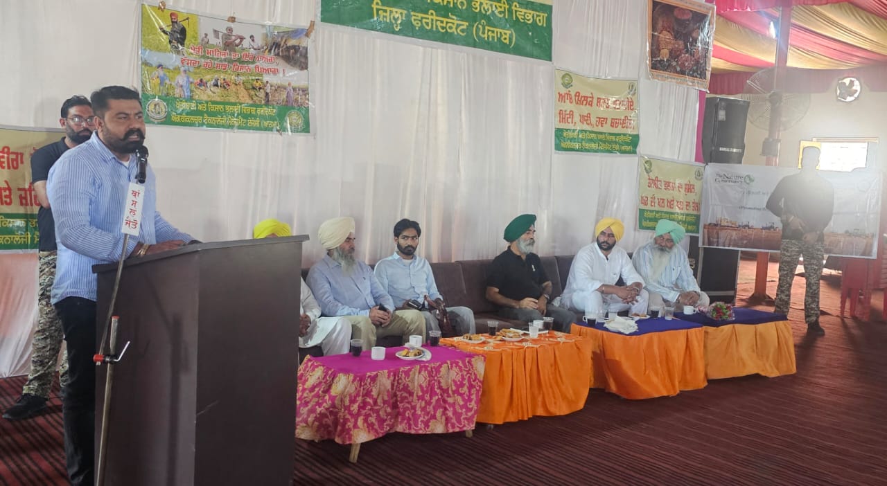 ਜੈਤੋ ਵਿੱਚ ਫਸਲੀ ਰਹਿੰਦ ਖੂੰਹਦ ਦੀ ਸੁਚੱਜੀ ਸੰਭਾਲ ਸੰਬੰਧੀ ਬਲਾਕ ਪੱਧਰੀ ਜਾਗਰੁਕਤਾ ਕੈਂਪ ਦਾ ਆਯੋਜਨ