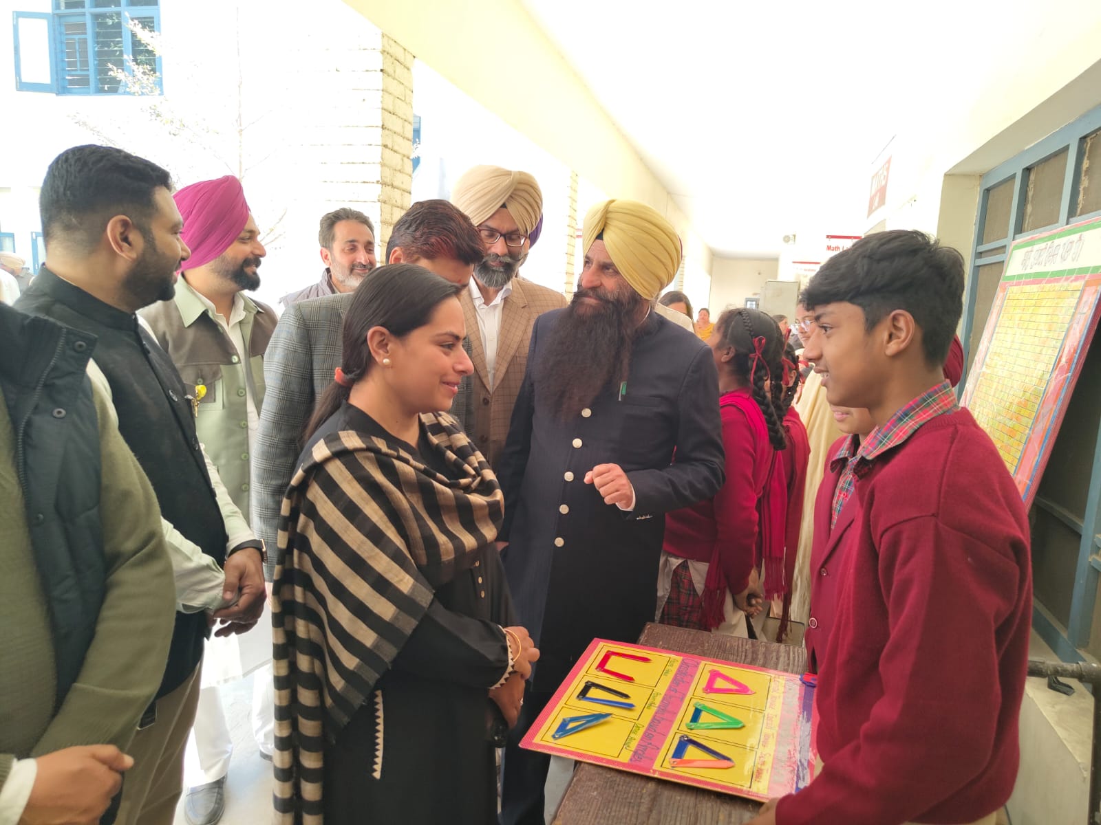 ਵਿਧਾਇਕ ਜਸਵੰਤ ਸਿੰਘ ਗੱਜਣਮਾਜਰਾ, ਡੀ.ਸੀ. ਅਤੇ ਐਸ.ਐਸ.ਪੀ. ਵੱਲੋਂ ਪੀ ਐੱਮ ਸ਼੍ਰੀ ਸਕੂਲ ਭੋਗੀਵਾਲ ਦਾ ਦੌਰਾ
