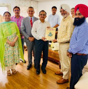 ਪੰਜਾਬ ਦੇ ਮੁੱਖ ਸੂਚਨਾ ਕਮਿਸ਼ਨਰ ਵੱਲੋਂ ਹਰਿਆਣਾ ਦੇ ਨਵ-ਨਿਯੁਕਤ ਮੁੱਖ ਸੂਚਨਾ ਕਮਿਸ਼ਨਰ ਨੂੰ ਸ਼ੁਭਕਾਮਨਾਵਾਂ