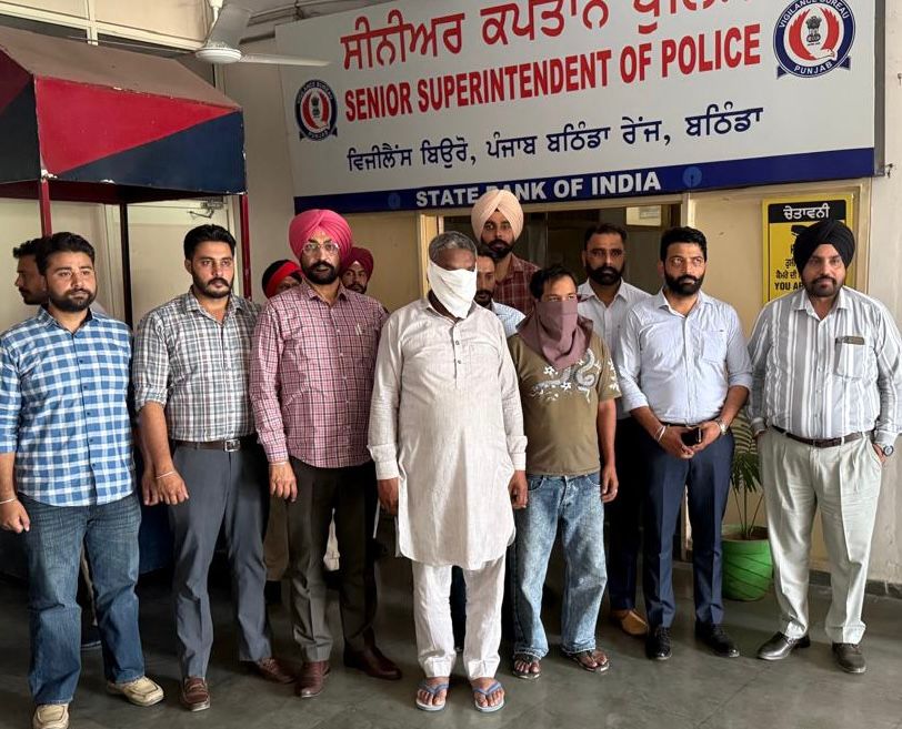 1,05,000 ਰੁਪਏ ਰਿਸ਼ਵਤ ਲੈਂਦਾ ਏ.ਐਨ.ਟੀ.ਐਫ. ਦਾ ਏ.ਐਸ.ਆਈ. ਅਤੇ ਉਸਦਾ ਡਰਾਈਵਰ ਵਿਜੀਲੈਂਸ ਬਿਊਰੋ ਵੱਲੋਂ ਕਾਬੂ
