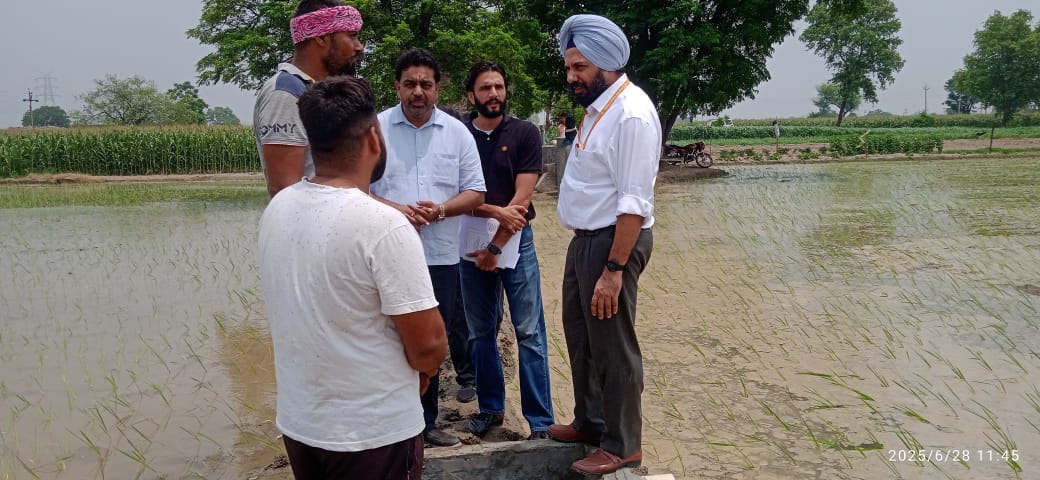 ਜਲ ਸ਼ਕਤੀ ਅਭਿਆਨ ਤਹਿਤ ਕੇਂਦਰੀ ਟੀਮ ਵੱਲੋਂ ਬਰਨਾਲਾ ਦਾ ਦੌਰਾ