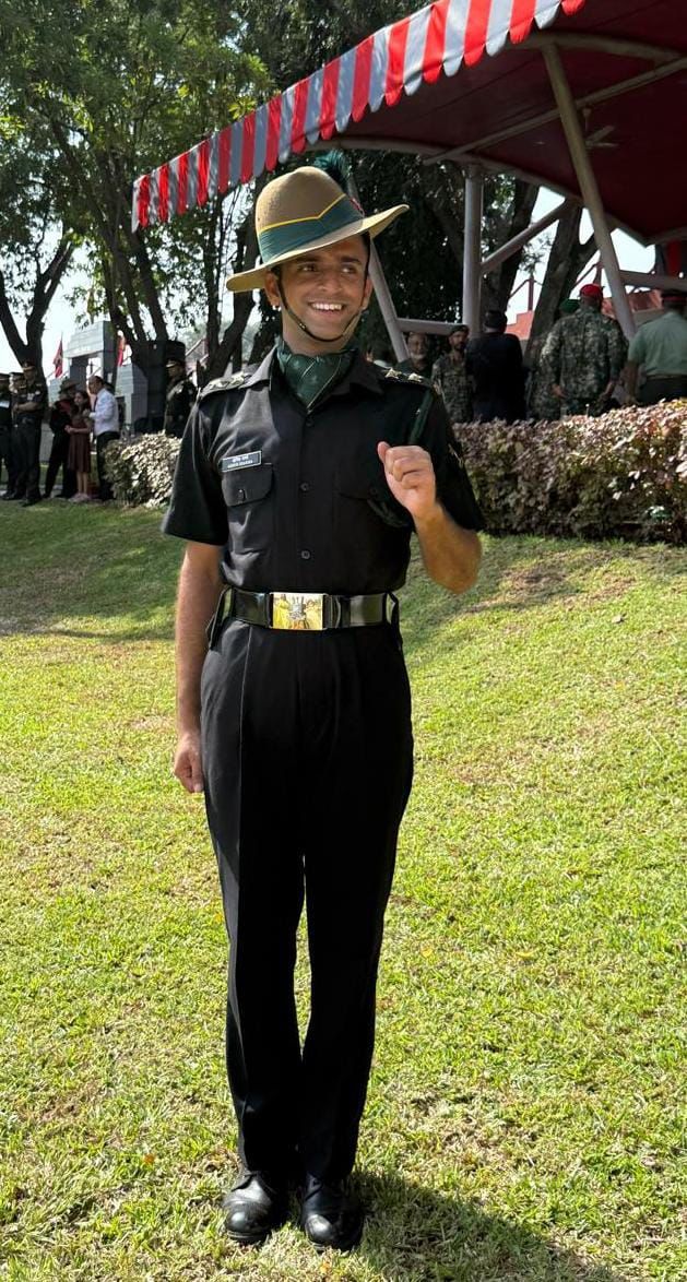 ਪਠਾਨਕੋਟ ਦੇ ਦੀਪਿਤ ਸ਼ਰਮਾ ਨੂੰ ਭਾਰਤੀ ਫੌਜ ਵਿੱਚ ਲੈਫਟੀਨੈਂਟ ਵਜੋਂ ਕਮਿਸ਼ਨ