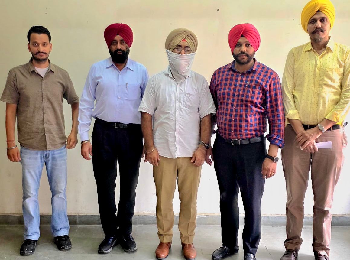 5000 ਰੁਪਏ ਰਿਸ਼ਵਤ ਲੈਂਦਾ ਸਹਾਇਕ ਸਬ ਇੰਸਪੈਕਟਰ ਵਿਜੀਲੈਂਸ ਬਿਊਰੋ ਵੱਲੋਂ ਕਾਬੂ