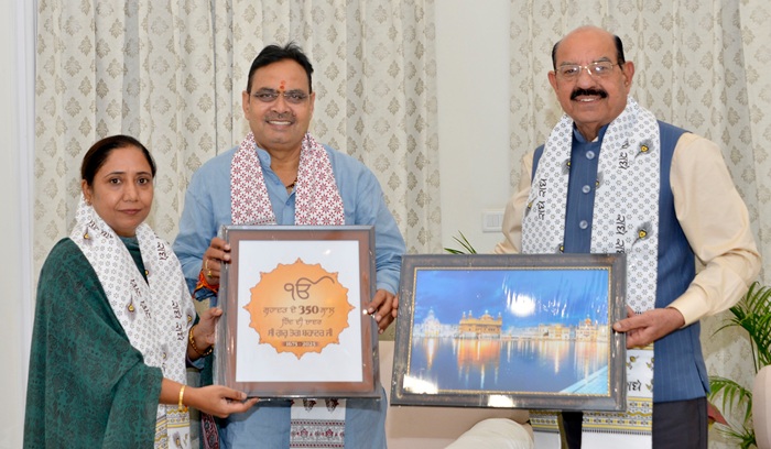 ਪੰਜਾਬ ਦੇ ਕੈਬਿਨਟ ਮੰਤਰੀਆਂ ਵੱਲੋਂ ਰਾਜਸਥਾਨ ਦੇ ਮੁੱਖ ਮੰਤਰੀ ਨੂੰ ਸ੍ਰੀ ਗੁਰੂ ਤੇਗ਼ ਬਹਾਦਰ ਜੀ ਦੇ 350ਵੇਂ ਸ਼ਹੀਦੀ ਸਮਾਗਮਾਂ ਵਿੱਚ ਸ਼ਾਮਿਲ ਹੋਣ ਦਾ ਸੱਦਾ