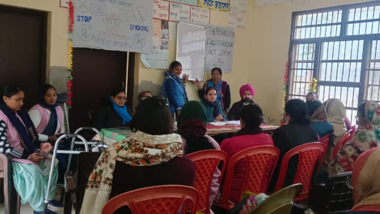 ਐਂਟੀ ਡਰੱਗ ਕੈਂਪੇਨ ਤਹਿਤ ਜ਼ਿਲੇ ਦੇ ਵੱਖ- ਵੱਖ ਆਂਗਣਵਾੜੀ ਸੈਂਟਰਾਂ ਵਿੱਚ ਨਸ਼ਿਆਂ ਵਿਰੁੱਧ ਕੀਤਾ ਜਾਗਰੂਕਤ
