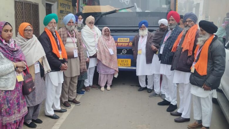 ਮੁੱਖ ਮੰਤਰੀ ਤੀਰਥ ਯਾਤਰਾ ਯੋਜਨਾ ਤਹਿਤ ਸ੍ਰੀ ਅੰਮ੍ਰਿਤਸਰ ਲਈ ਫਰੀਦਕੋਟ, ਕੋਟਕਪੂਰਾ ਅਤੇ ਜੈਤੋ ਹਲਕਿਆਂ ਤੋਂ ਬੱਸਾਂ ਰਵਾਨਾ