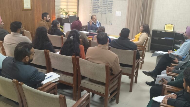 ਖੇਡਾਂ ਨੂੰ ਪਾਰਦਰਸ਼ੀ ਤੇ ਸੁਚੱਜੇ ਢੰਗ ਨਾਲ ਨੇਪਰੇ ਚਾੜ੍ਹਨ ਲਈ ਪ੍ਰਬੰਧਕ ਕਮੇਟੀ ਗਠਿਤ – ਡਿਪਟੀ ਕਮਿਸ਼ਨਰ ਹਿਮਾਂਸ਼ੂ ਜੈਨ