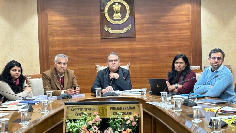 ਮੰਤਰੀ ਅਰੋੜਾ ਨੇ ਨਗਰ ਨਿਗਮ ਕਮਿਸ਼ਨਰਾਂ, ਸ਼ਹਿਰੀ ਵਿਕਾਸ ਦੇ ਏ.ਡੀ.ਸੀ. ਅਤੇ ਸੁਧਾਰ ਟਰੱਸਟਾਂ ਦੇ ਈ.ਓਜ਼ ਨਾਲ ਕੀਤੀ ਮੀਟਿੰਗ, ਸਥਾਨਕ ਸਰਕਾਰਾਂ ਦੇ ਸਾਰੇ ਕਾਰਜਾਂ ਦਾ ਲਿਆ ਜਾਇਜ਼ਾ