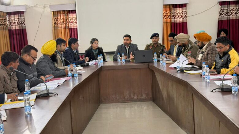 ਹੋਲਾ ਮਹੱਲਾ ਦੌਰਾਨ ਸ਼ਰਧਾਲੂਆਂ ਦੀ ਸਹੂਲਤ ਲਈ ਅਧਿਕਾਰੀ ਸੇਵਾ ਦੀ ਭਾਵਨਾ ਨਾਲ ਕੰਮ ਕਰਨ – ਡਿਪਟੀ ਕਮਿਸ਼ਨਰ