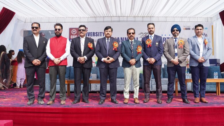 ਸੀਜੀਸੀ ਯੂਨੀਵਰਸਿਟੀ, ਮੋਹਾਲੀ ਵਿੱਚ 9ਵੀਂ ਸਾਲਾਨਾ ਸਪੋਰਟਸ ਮੀਟ ਜੋਸ਼ ਨਾਲ ਸੰਪੰਨ