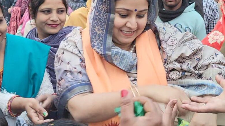 ਸ੍ਰੀ ਗੁਰੂ ਰਵਿਦਾਸ ਮਹਾਰਾਜ ਜੀ ਦੇ ਜਨਮਦਿਨ ਮੌਕੇ ਕਢੇ ਗਏ ਨਗਰ ਕੀਰਤਨ ਵਿਚ ਵਿਧਾਇਕ ਨਰਿੰਦਰ ਪਾਲ ਸਿੰਘ ਸਵਨਾ ਤੇ ਮੈਡਮ ਖੁਸ਼ਬੂ ਸਵਨਾ ਨੇ ਕੀਤੀ ਸ਼ਿਰਕਤ