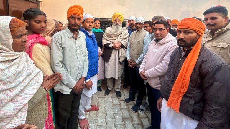 ਕੈਬਨਿਟ ਮੰਤਰੀ ਗੁਰਮੀਤ ਸਿੰਘ ਖੁੱਡੀਆਂ ਨੇ ਸ਼੍ਰੀ ਗੁਰੂ ਰਵੀਦਾਸ ਧਰਮਸ਼ਾਲਾ ਦਾ ਕੀਤਾ ਉਦਘਾਟਨ