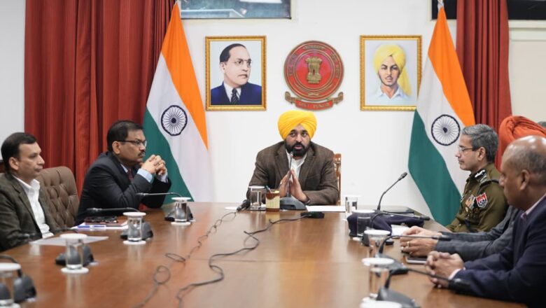 ਮੁੱਖ ਮੰਤਰੀ ਭਗਵੰਤ ਸਿੰਘ ਮਾਨ ਦਾ ਸਪੱਸ਼ਟ ਸੁਨੇਹਾ:ਪੰਜਾਬ ਵਿੱਚ ਅਮਨ ਕਾਨੂੰਨ ਦੀ ਰਾਖੀ ਲਈ ਸਖ਼ਤ ਵਿਵਸਥਾ ਜਾਰੀ ਰੱਖੀ ਜਾਵੇ