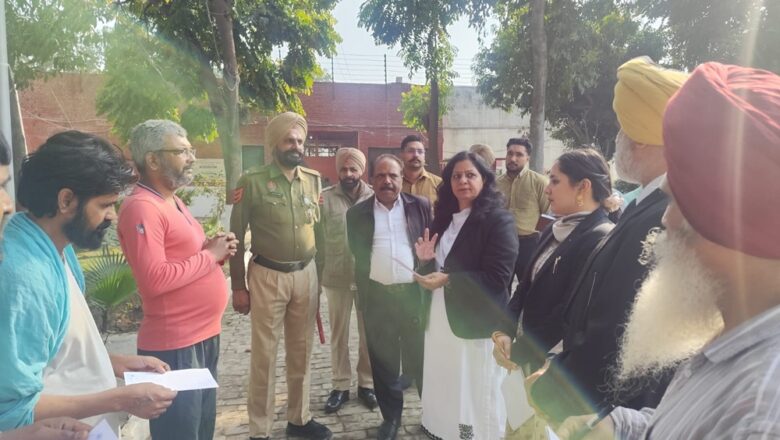 ਚੇਅਰਮੈਨ ਜ਼ਿਲ੍ਹਾ ਕਾਨੂੰਨੀ ਸੇਵਾਵਾਂ ਅਥਾਰਟੀ ਵੱਲੋਂ ਜ਼ਿਲ੍ਹਾ ਜੇਲ੍ਹ ਦਾ ਦੌਰਾ