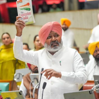 ਮਹਿਲਾਵਾਂ ਵਿਰੁੱਧ ਅਪਮਾਨਜਨਕ ਟਿੱਪਣੀਆਂ ਅਤੇ ਭੱਦੀ ਸ਼ਬਦਾਵਲੀ ਬਿਲਕੁਲ ਵੀ ਬਰਦਾਸ਼ਤ ਯੋਗ ਨਹੀਂ; ਕਾਂਗਰਸੀ ਵਿਧਾਇਕ ਸੁਖਪਾਲ ਸਿੰਘ ਖਹਿਰਾ ਤੁਰੰਤ ਮੁਆਫ਼ੀ ਮੰਗਣ: ਹਰਪਾਲ ਸਿੰਘ ਚੀਮਾ