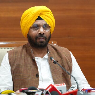 ਲੋਕ ਨਿਰਮਾਣ ਵਿਭਾਗ ਵੱਲੋਂ ਬੀਤੇ ਚਾਰ ਸਾਲਾਂ ਵਿੱਚ 1464 ਕਰੋੜ ਰੁਪਏ ਦੀ ਕੀਤੀ ਗਈ ਬਚਤ: ਹਰਭਜਨ ਸਿੰਘ ਈ.ਟੀ.ਓ.