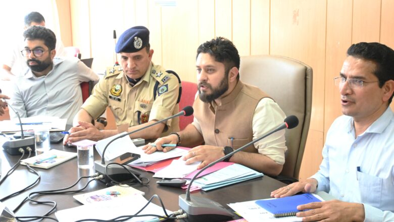 मानसून-2026 के लिए प्रशासनिक व विभागीय स्तर पर तैयारी, रोकथाम और शमन उपायों पर कार्यशाला आयोजित