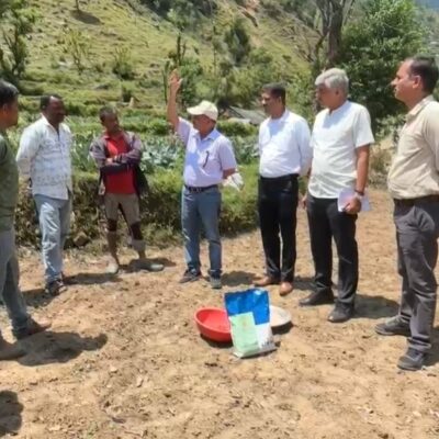 आरंग में लाइन बुवाई प्रदर्शन से किसानों को मिली वैज्ञानिक खेती की नई दिशा