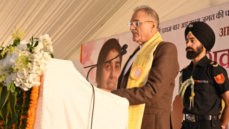 राज्यपाल ने प्रसिद्ध आध्यात्मिक वक्ता सिस्टर शिवानी के ध्यान प्रवचन कार्यक्रम की अध्यक्षता की