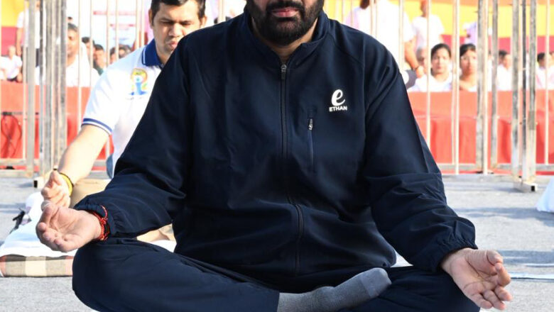 ਮੁੱਖ ਮੰਤਰੀ ਸ੍ਰੀ ਨਾਇਬ ਸਿੰਘ ਸੈਣੀ ਨੇ ਗੁਰੂਗ੍ਰਾਮ ਤੋਂ ਕੌਮਾਂਤਰੀ ਯੋਗ ਦਿਵਸ-2026 ਦੇ ਉਪਲਕਸ਼ ਵਿੱਚ ਆਯੋਜਿਤ ਸੂਬਾ ਪੱਧਰੀ ਯੋਗ ਅਭਿਆਸ ਮੁਹਿੰਮ ਦਾ ਕੀਤਾ ਸ਼ੁਭਾਰੰਭ