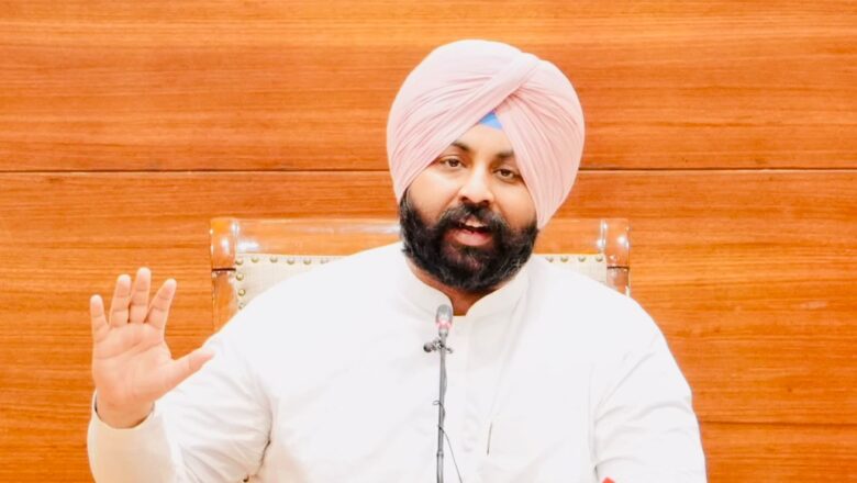 11 ਜੇਈਈ ਕੁਆਲੀਫਾਇਰਾਂ ਨਾਲ ਪਟਿਆਲਾ ਜ਼ਿਲ੍ਹਾ ਸੂਬੇ ਵਿੱਚੋਂ ਰਿਹਾ ਮੋਹਰੀ: ਹਰਜੋਤ ਸਿੰਘ ਬੈਂਸ
