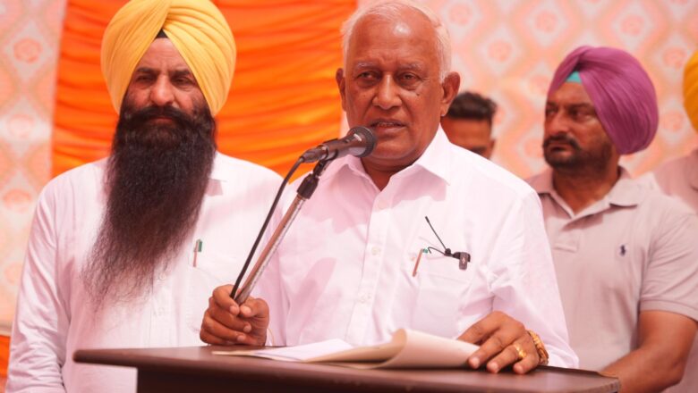 ਜਲ ਸਰੋਤ ਮੰਤਰੀ ਬਰਿੰਦਰ ਕੁਮਾਰ ਗੋਇਲ ਵੱਲੋਂ 13 ਕਰੋੜ ਰੁਪਏ ਦੇ ਸਿੰਚਾਈ ਪ੍ਰਾਜੈਕਟਾਂ ਦੀ ਸ਼ੁਰੂਆਤ