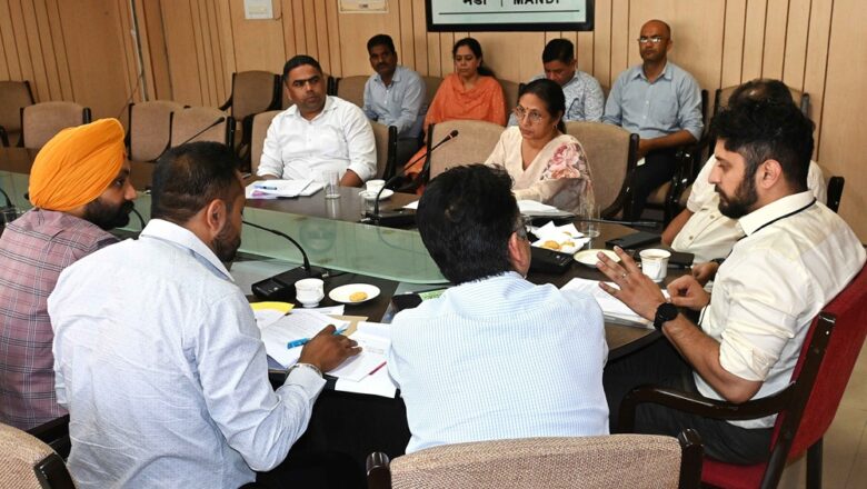 उपायुक्त ने की जिला स्तरीय नदी निगरानी समिति की बैठक की अध्यक्षता