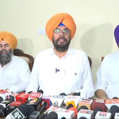 ਭਾਜਪਾ ਆਗੂ ਦੇ ਬੇਟੇ ਦੀ ਭਾਰੀ ਮਾਤਰਾ ਵਿੱਚ ਹਥਿਆਰਾਂ ਨਾਲ ਗ੍ਰਿਫ਼ਤਾਰੀ ਭਗਵਾ ਪਾਰਟੀ ਦਾ ਪੰਜਾਬ ਦੀ ਸ਼ਾਂਤੀ ਅਤੇ ਭਾਈਚਾਰਕ ਸਾਂਝ ਨੂੰ ਭੰਗ ਕਰਨ ਦਾ ਜਿਊਂਦਾ-ਜਾਗਦਾ ਸਬੂਤ: ਕੁਲਦੀਪ ਧਾਲੀਵਾਲ