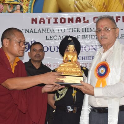 राज्यपाल ने विकसित भारत-2047 के निर्माण के लिए बौद्ध मूल्यों और आधुनिक विज्ञान पर दिया बल