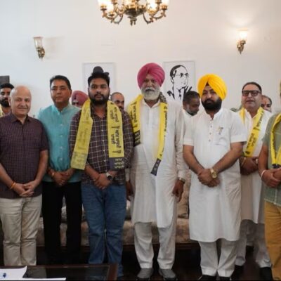 ਭਾਜਪਾ ਨੂੰ ਵੱਡਾ ਝਟਕਾ, ਸ੍ਰੀ ਹਰਗੋਬਿੰਦਪੁਰ ਦੇ ਸਾਬਕਾ ਵਿਧਾਇਕ ਬਲਵਿੰਦਰ ਸਿੰਘ ਲਾਡੀ ‘ਆਪ’ ਵਿੱਚ ਹੋਏ ਸ਼ਾਮਲ