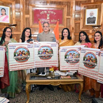 राज्यपाल ने सामाजिक सेवा कार्यों के लिए लाडली फाउंडेशन को सराहा