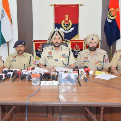 ਅੰਮ੍ਰਿਤਸਰ ਵਿੱਚ ਵੱਡੀ ਅੱਤਵਾਦੀ ਸਾਜ਼ਿਸ਼ ਨਾਕਾਮ; ਆਈ.ਐਸ.ਆਈ. ਦਾ ਕਾਰਕੁਨ ਹੈਂਡ ਗ੍ਰਨੇਡ ਅਤੇ ਪਿਸਤੌਲ ਸਮੇਤ ਗ੍ਰਿਫ਼ਤਾਰ