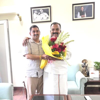 केवल सिंह पठानिया ने तमिलनाडु कांग्रेस कमेटी के अध्यक्ष से भेंट की