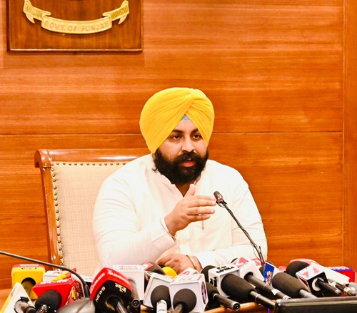 ਭਗਵੰਤ ਮਾਨ ਸਰਕਾਰ ਵੱਲੋਂ ਪੰਜਾਬ ਵਿੱਚੋਂ ਸਾਰੇ ਗਾਰਬੇਜ ਵੁਲਨੇਰੇਬਲ ਪੁਆਇੰਟਸ ਖ਼ਤਮ ਕਰਨ ਲਈ 10 ਰੋਜ਼ਾ ਵਿਸ਼ੇਸ਼ ਸਫਾਈ ਮੁਹਿੰਮ ਸ਼ੁਰੂ ਕੀਤੀ ਜਾਵੇਗੀ: ਹਰਜੋਤ ਸਿੰਘ ਬੈਂਸ