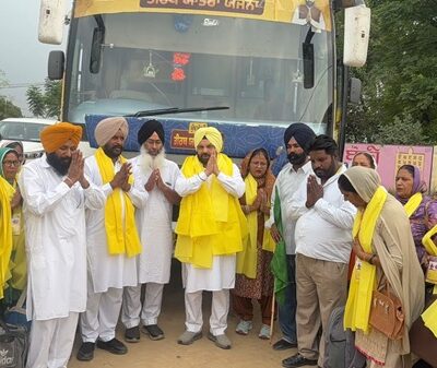 ਲੋਕ ਨਿਰਮਾਣ ਮੰਤਰੀ ਹਰਭਜਨ ਸਿੰਘ ਈ.ਟੀ.ਓ. ਨੇ ਵਿਧਾਨ ਸਭਾ ਹਲਕਾ ਜੰਡਿਆਲਾ ਗੁਰੂ ਤੋਂ 68ਵੀਂ ਤੀਰਥ ਯਾਤਰਾ ਬੱਸ ਨੂੰ ਰਵਾਨਾ ਕੀਤਾ