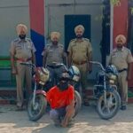 ਮਾਲੇਰਕੋਟਲਾ ਪੁਲਿਸ ਵੱਲੋਂ ਸਨੈਚਿੰਗ ਤੇ ਵਾਹਨ ਚੋਰੀ ਦੀਆਂ ਵਾਰਦਾਤਾਂ ਟਰੇਸ